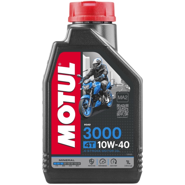 Ulei Motor Motul 3000 4T 10W-40 Mineral MA2 1L 107672